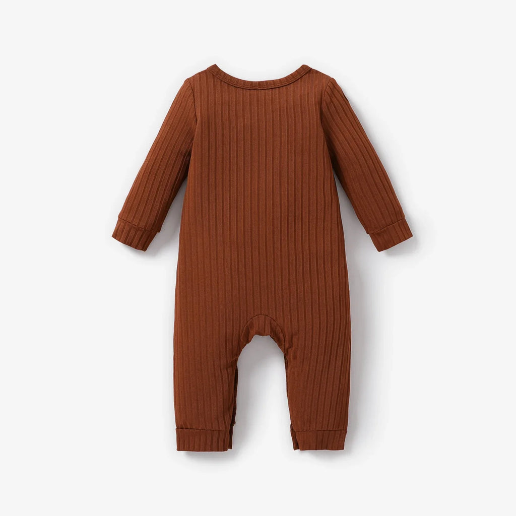 Macacão Minimalista Canelado | Mel Baby