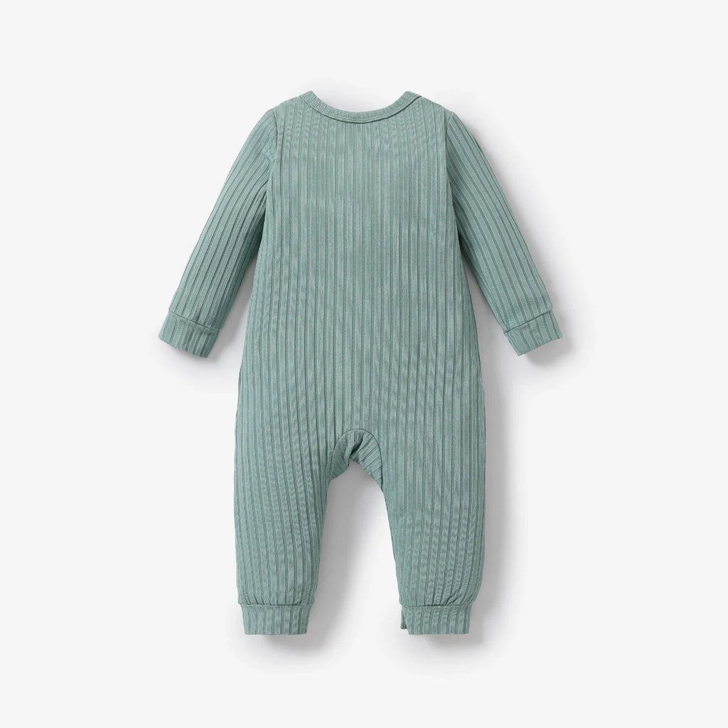 Macacão Minimalista Canelado | Mel Baby