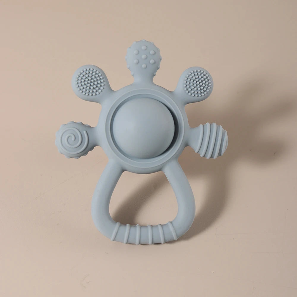 Mordedor de Silicone Coelhinho para Bebê — Alívio da Gengiva