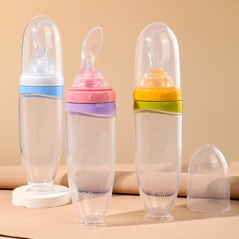 Colher Alimentadora Silicone Premium | Mel Baby
