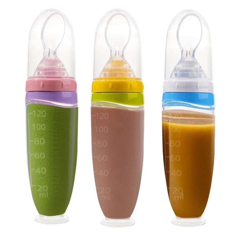 Colher Alimentadora Silicone Premium | Mel Baby