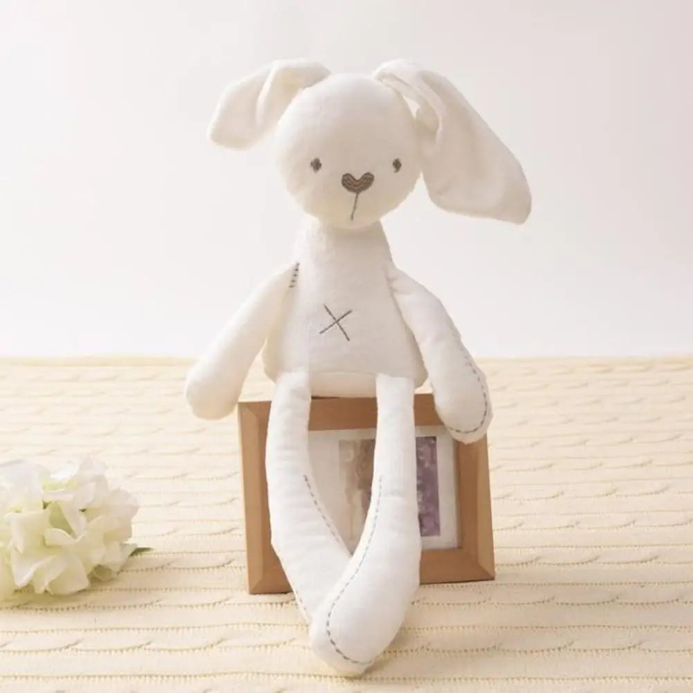 Coelhinho de Pelúcia Fofo para Bebê – Acompanhante de Sono, Decoração de Berço e Carrinho