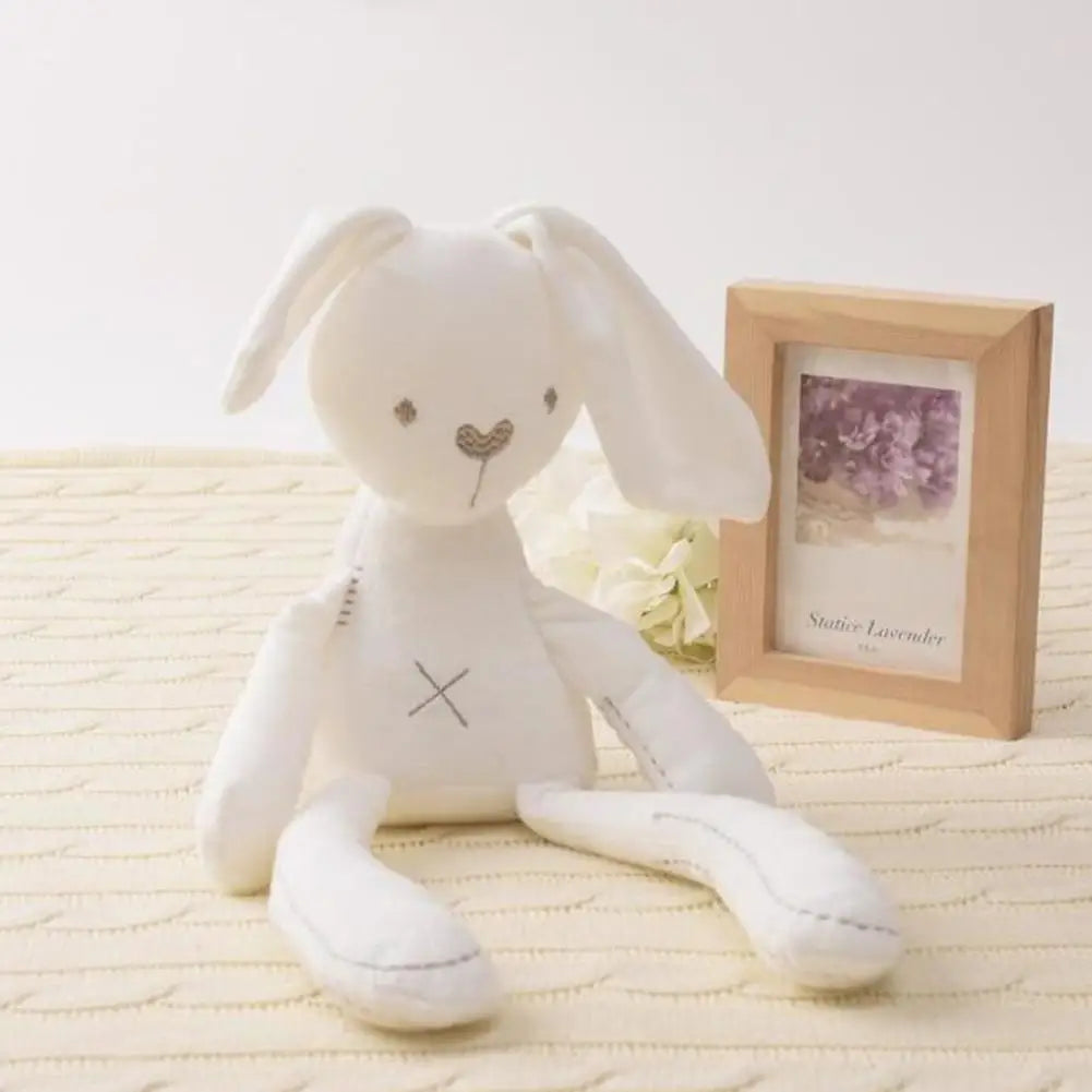 Coelhinho de Pelúcia Fofo para Bebê – Acompanhante de Sono, Decoração de Berço e Carrinho