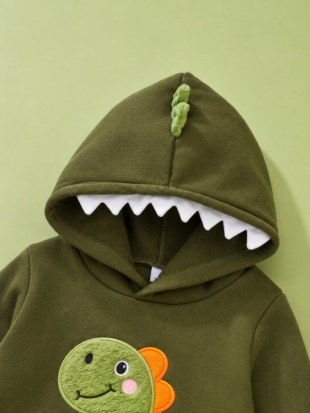 Conjunto Infantil de Moletom Dinossauro para Bebê – Inverno Premium