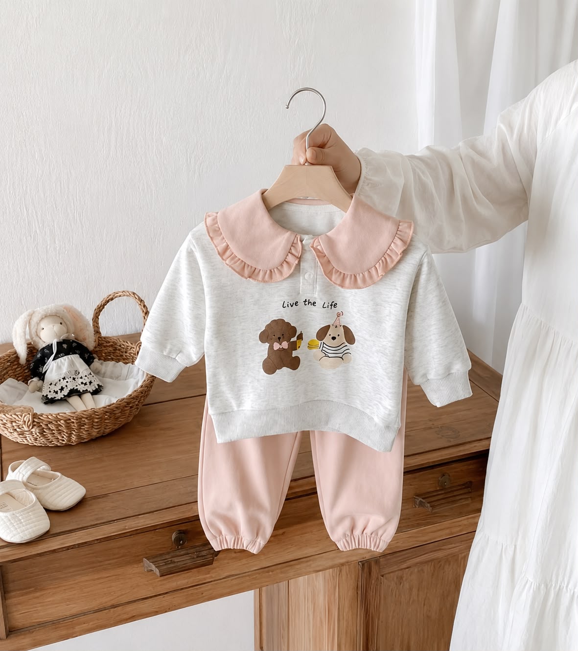 Conjunto Infantil Rosa 2 Peças – Live the Life