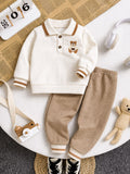 Conjunto Bebê Tricô Ursinho
